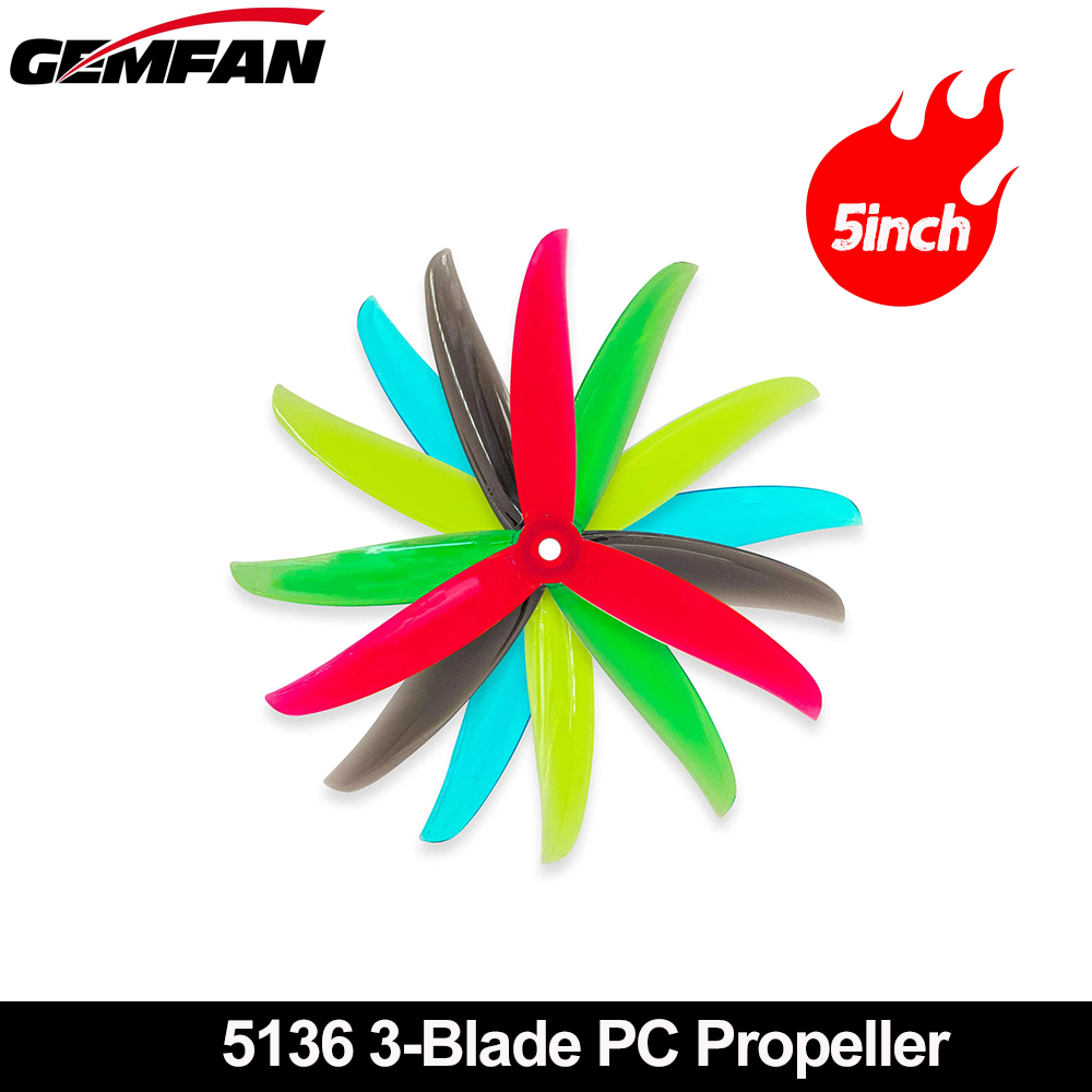 Fpv Drone Quadcopter - Gemfan VANOVER 5136 hélice de PC