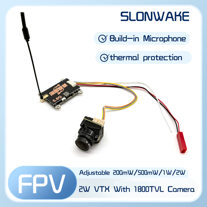Transmisor VTX SLONWAKE 5.8G 5 - Fpv Drone Camera reseña y precio