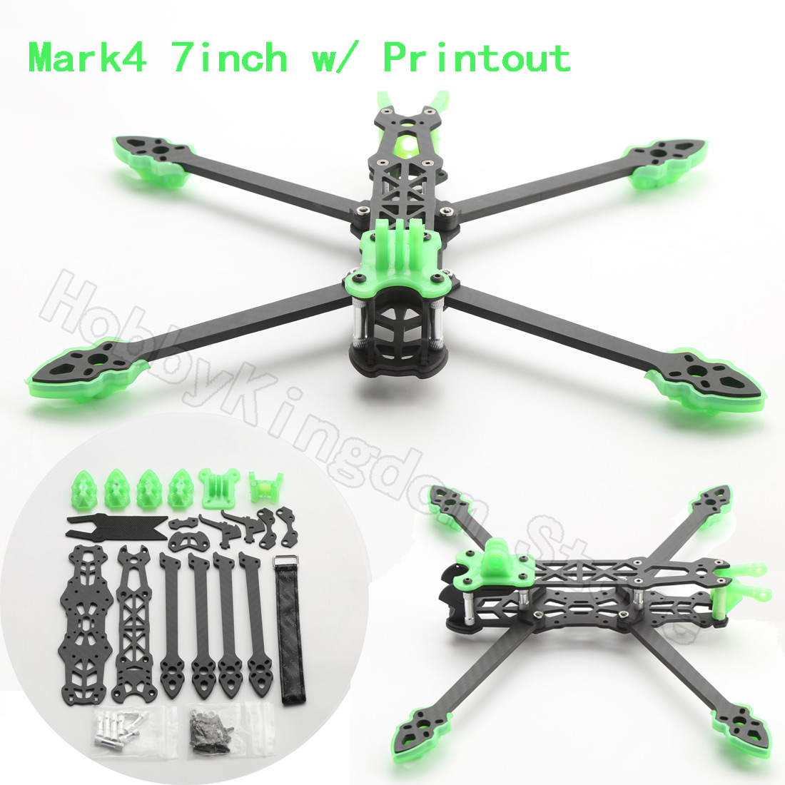 Marco de Dron FPV Mark4 de 7 p - Fpv Drone Tool Kit reseña y precio