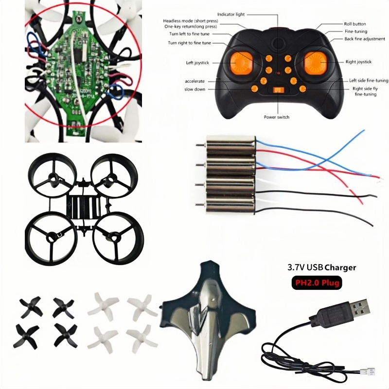 Kit Completo de Dron DIY 2.4G  - Fpv Drone Charger reseña y precio