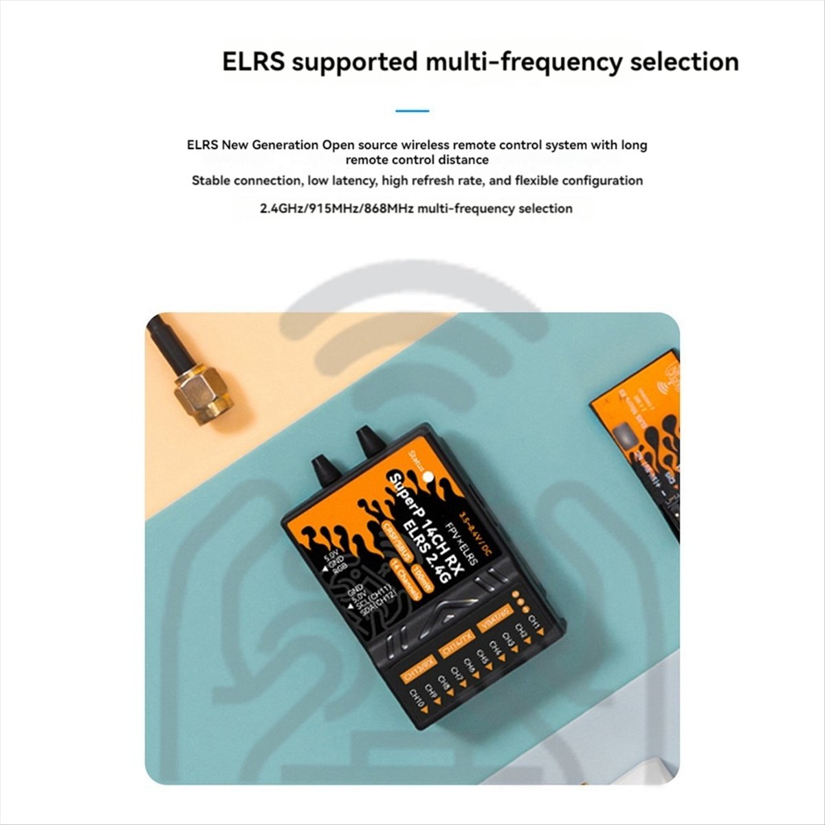 Receptor SuperP Diversity ELRS - Fpv Drone Charger reseña y precio
